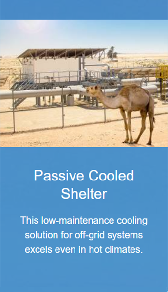 passive cooled shelter